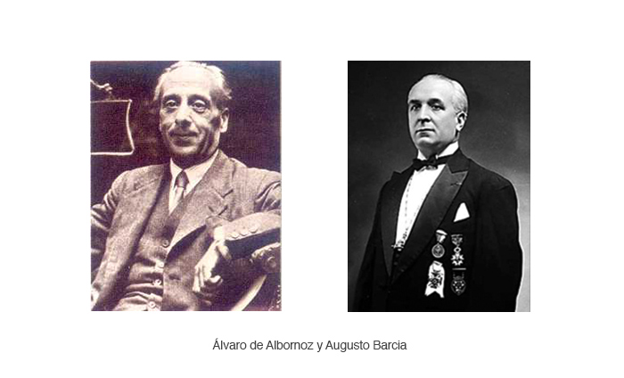 Álvaro de Albornoz y Augusto Barcia